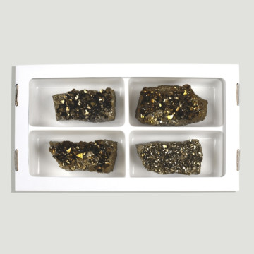 Druse Amethyst Golden Aura 7-8cm- (H4)