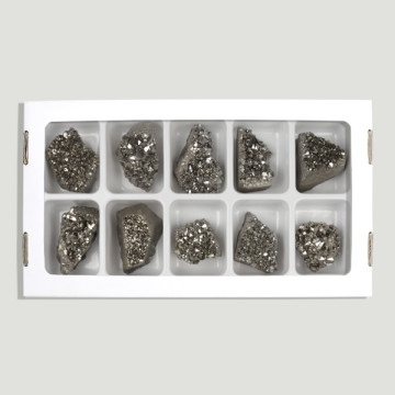 Druse Amethyst Aura Silver 3-4,5cm- (Al10)
