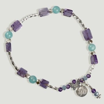 BRISA Silver amethyst...