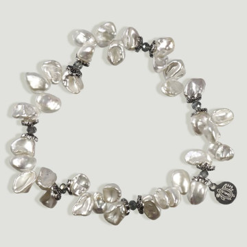 SKADE Bracelet argent perle...