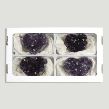 Amethyst Druse Heart 7-8cm approx-(Al4)