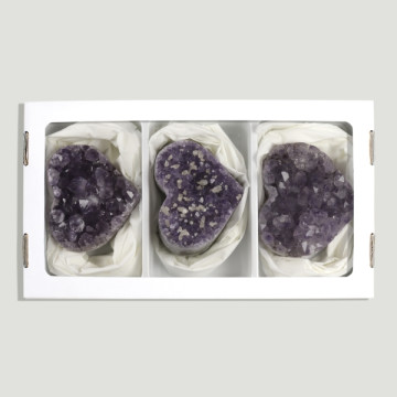 Amethyst Druse Heart 8-10cm approx-(Al3)