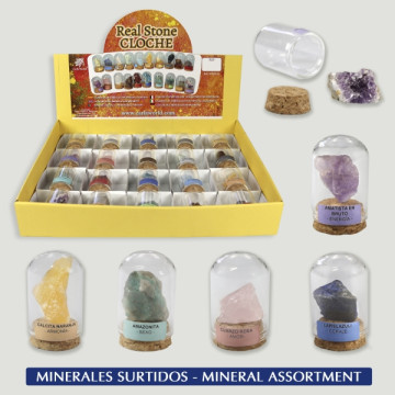 Pack of 20 Assorted Mineral Crystal Bells