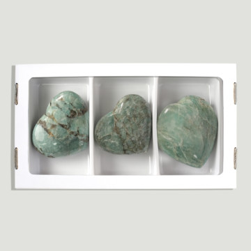 Coeur d'Amazonite de Madagascar 240-280gr-(Al3)