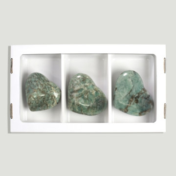 Coeur d'Amazonite de Madagascar 200-240gr-(Al3)