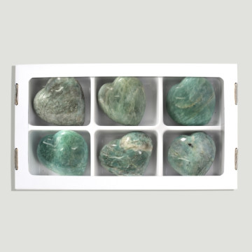 Madagascar Amazonite Heart 145-175gr-(Al6)