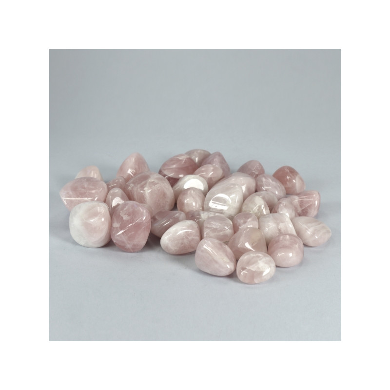 Rodado Cuarzo Rosa bolsa 1Kg tamaño 4cm aprox. Rodado Cuarzo Rosa bolsa 1Kg tamaño 4cm aprox.