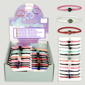 Pack 96 Pulseras SUMMER FANTASY goma + mineral