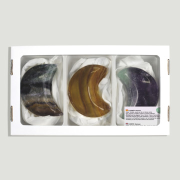 Moon Fluorite Bowl 8x4.5cm approx