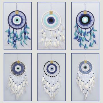 Dreamcatcher macramé OjoTurco 26cm surtido