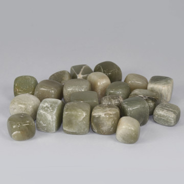 Rolled Green Aventurine bag 1Kg size 4cm approx