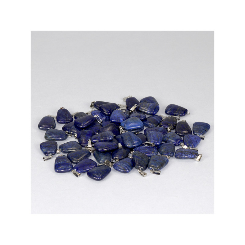 REPLACEMENT Silverplated Flat Rolled Lapis Lazuli Pendant REPLACEMENT Silverplated Flat Rolled Lapis Lazuli Pendant