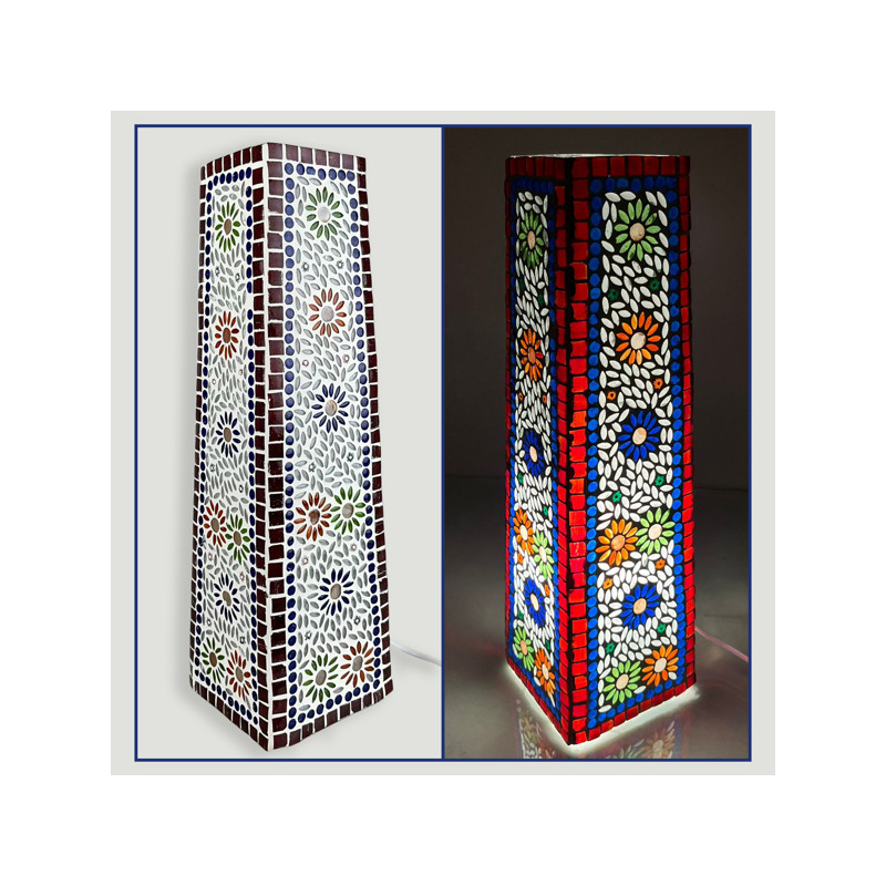 Lampara cristal India 15x34cm Lampara cristal India 15x34cm