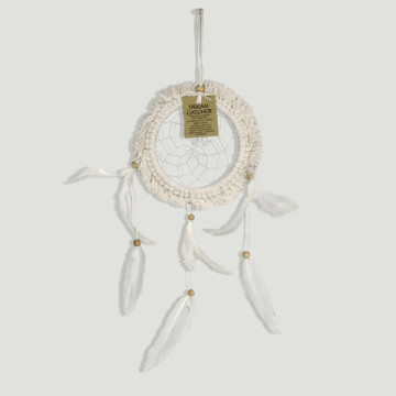 Dreamcatcher with rope edge 12cm