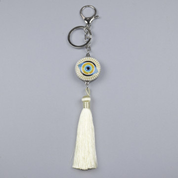Hook 107 Keychain with varied character and pompom