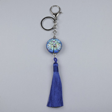 Hook 106 Keychain with varied character and pompom