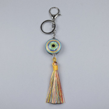 Hook 101 Keychain with varied character and pompom