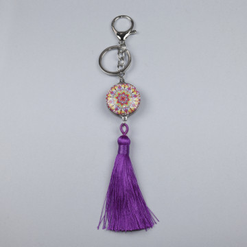 Hook 98 Keychain with varied character and pompom