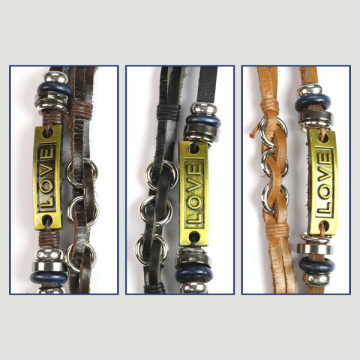Hook 75 Leather Bracelet. Assorted Models