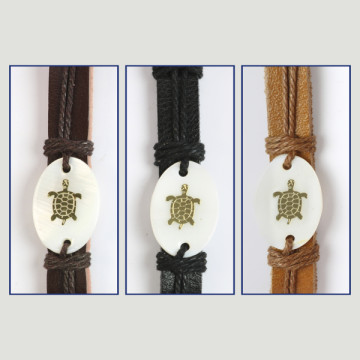 Hook 74 Leather Bracelet. Assorted Models