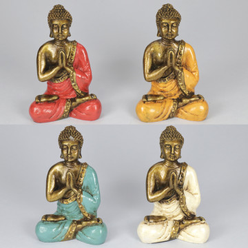 Pri�re de Bouddha res 9x14cm couleurs assorties