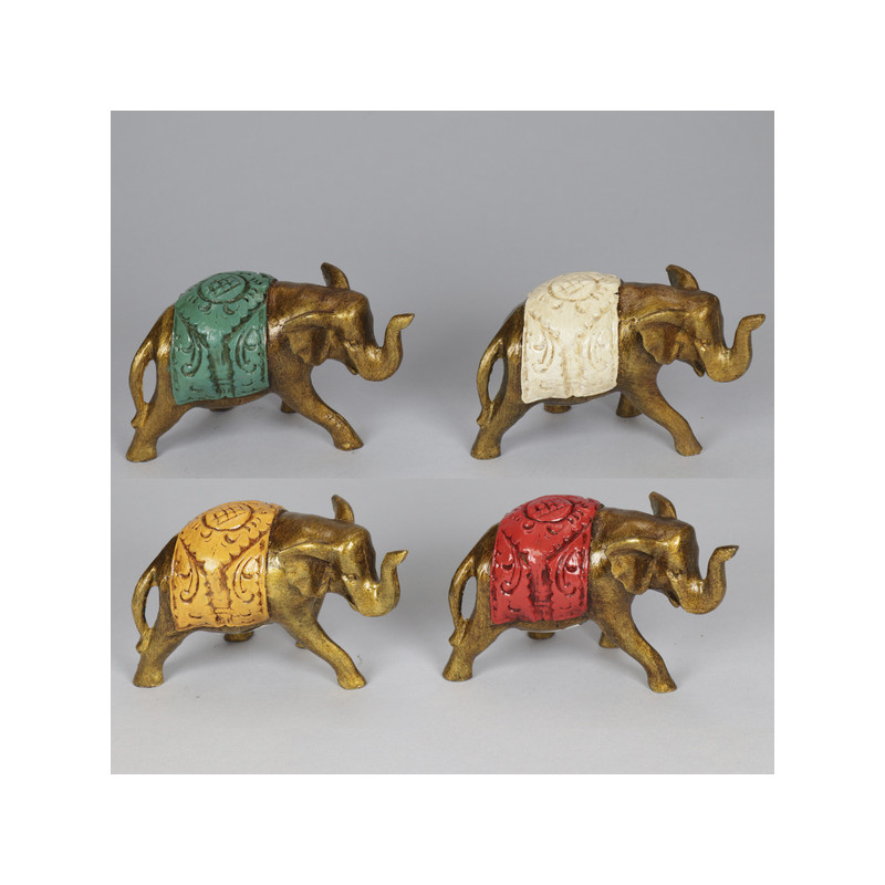 Elefante res 12x8cm color surtido Elefante res 12x8cm color surtido
