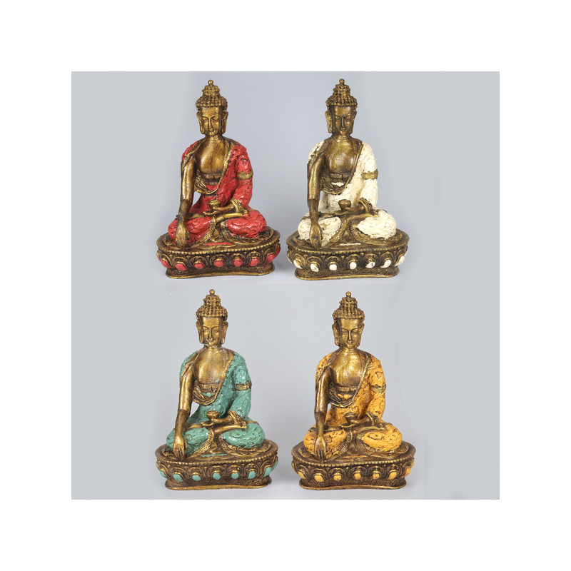 Buda res no altar 17x26cm cores sortidas Buda res no altar 17x26cm cores sortidas