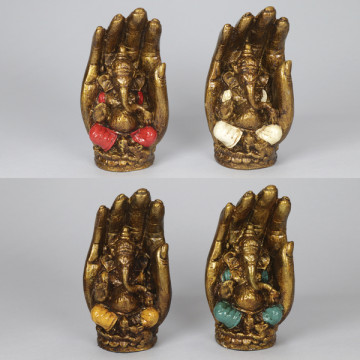 Ganesha em m�o vertical res 9x17cm cores sortidas