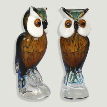 Crystal owl 8x9x23cm