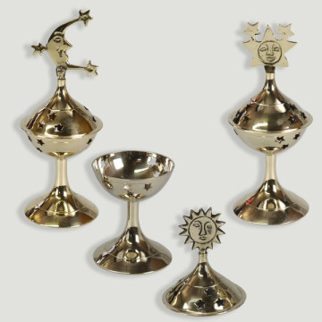 Brass burner 6.5x15cm assorted models