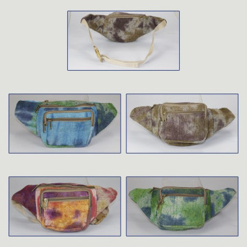 Fanny pack faded model 40x12cm assorted colors