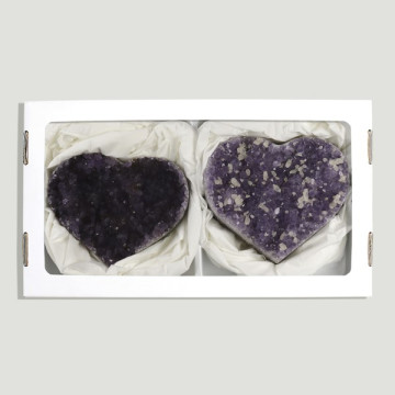 Amethyst Druse Heart BOX...