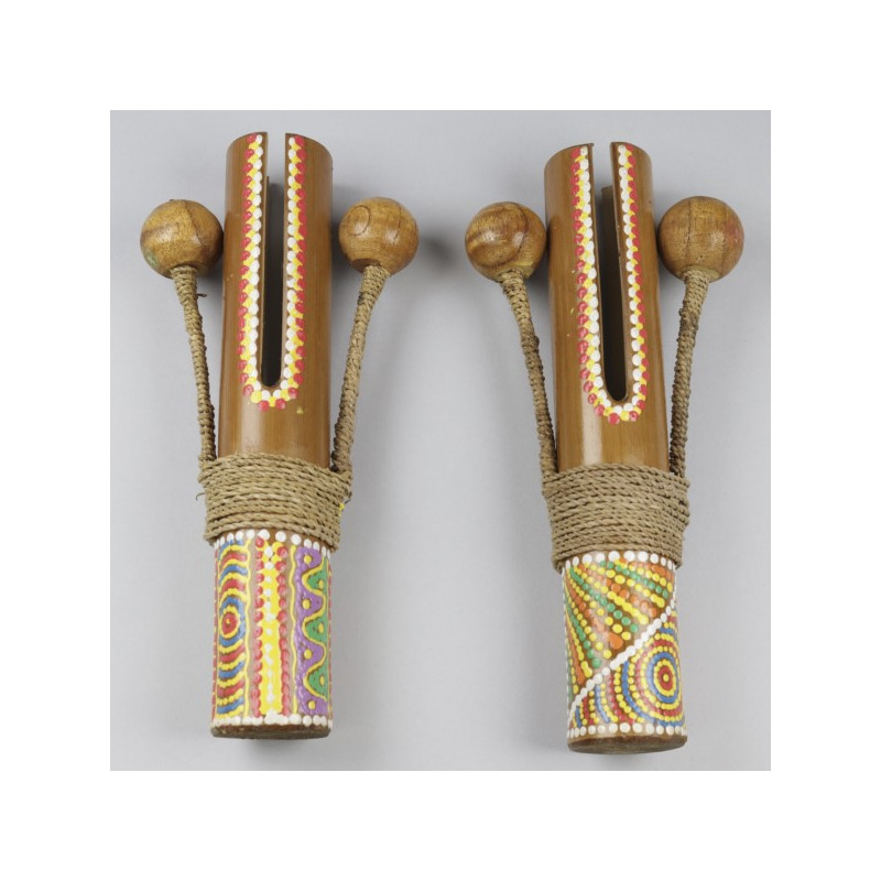 Aboriginal mad rattle 20cm Aboriginal mad rattle 20cm