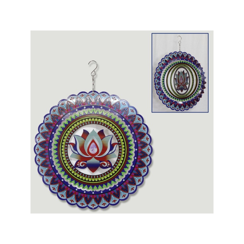 Spinner en acier fleur de lotus 30 cm Spinner en acier fleur de lotus 30 cm