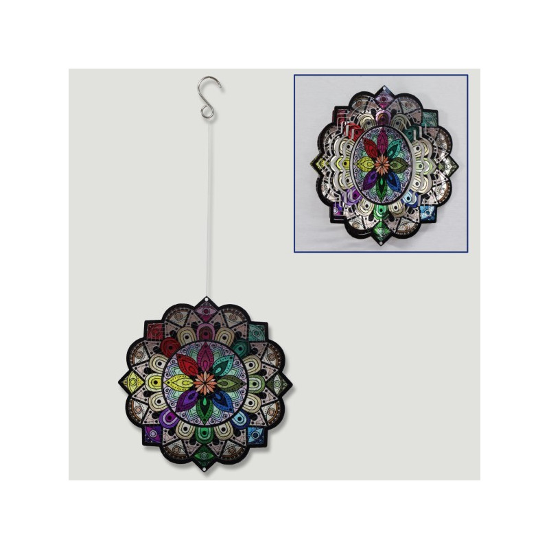 Spinner acero Mandalas multicolor 15cm Spinner acero Mandalas multicolor 15cm