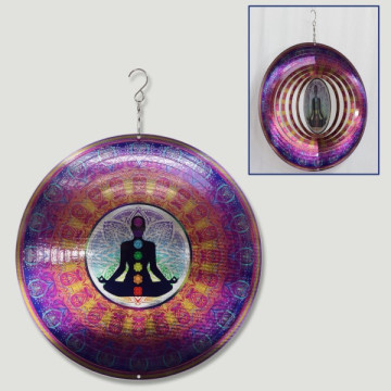 Spinner chakras de yoga en acier 30 cm