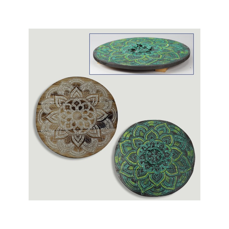 Panel madera Mandala madera 30cm 2mods Panel madera Mandala madera 30cm 2mods