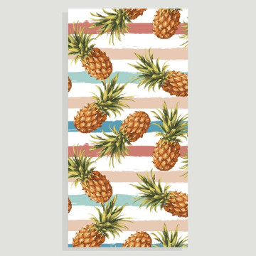 Hook 09, Beach towel - color: Assortment and Design Pineapples