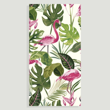 Hook 11, Beach towel - color: Assorted and Flamingo Design