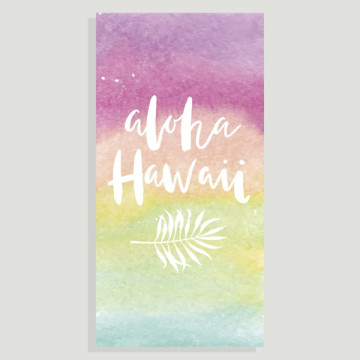 Hook 08, Beach towel - color: Assortment and Aloha Design