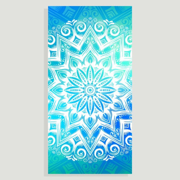 Hook 25, Beach Towel - color: Assorted and Mandala Design