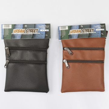 Gancho 11 - Bolso hombre Polipiel. Color: Negro-Marrón