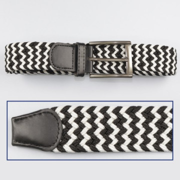 Hook 19a, Elastic belts - color: Blue and white zigzag