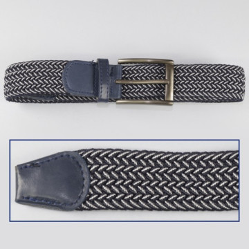 Hook 19b, Elastic belts - color: Blue and white in details