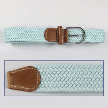 Hook 28a, Elastic belts - color: Light blue with brown tips