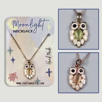 Hook 25 – Pendant with assorted owl character