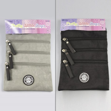 Hook 04 - Solid color bags: Light gray and Dark gray - assorted