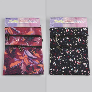 Hook 11 - Assorted bags with design: Colorful leaves