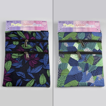 Hook 12 - Assorted bags with design: Colorful leaves