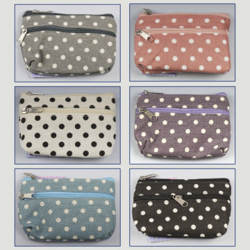 Hook 23 - Dot design purses - assorted colors